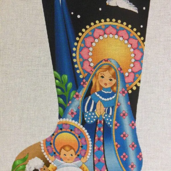 Midnight Nativity Stocking