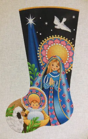 Midnight Nativity Stocking