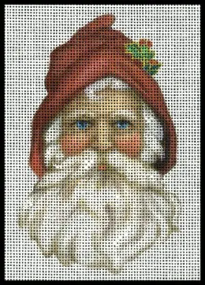 Victorian Santa Needlepoint Canvas
