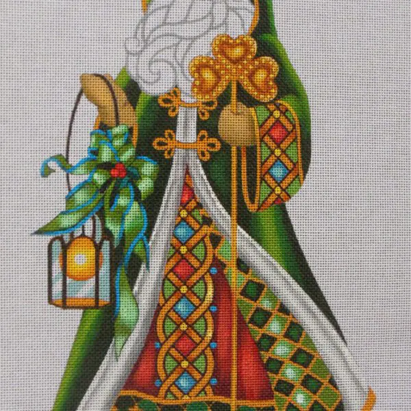 Irish Santa Needlepoint Canvas