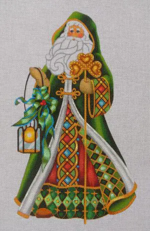 Irish Santa Needlepoint Canvas