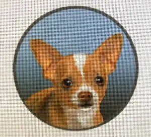 Chihuahua Needlepoint Canvas
