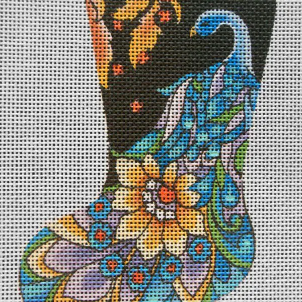 Peacock Stocking Ornament