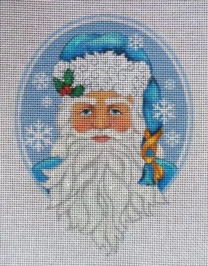 Nordic Santa Needlepoint Canvas
