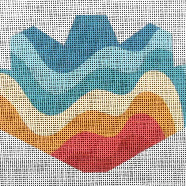 Groovy Strawberry Needlepoint Canvas