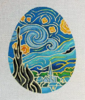Van Gogh Starry Night Needlepoint Canvas
