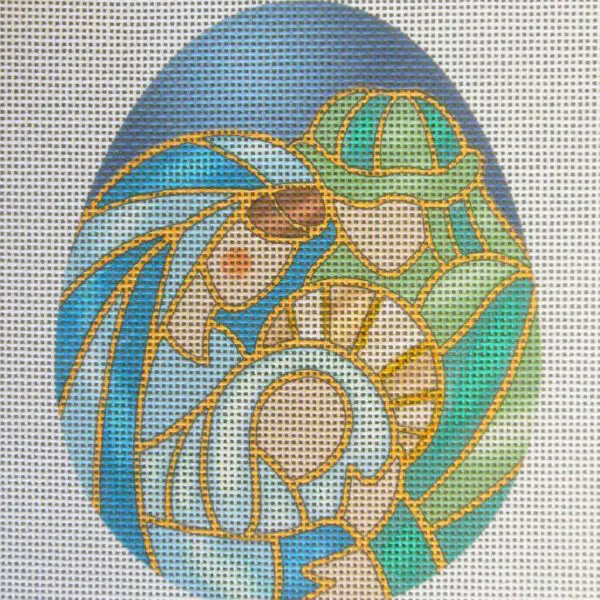 Nativity Egg Needlepoint Canvas