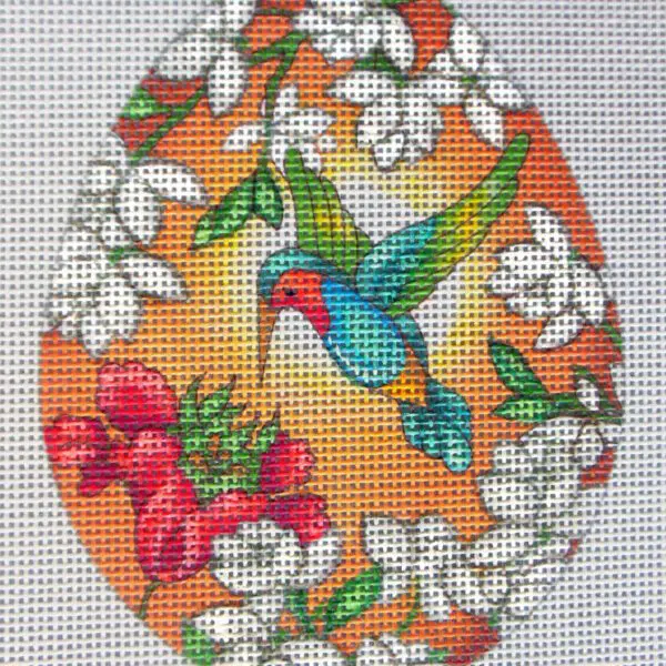 Hummingbird Egg Needlepoint Canvas
