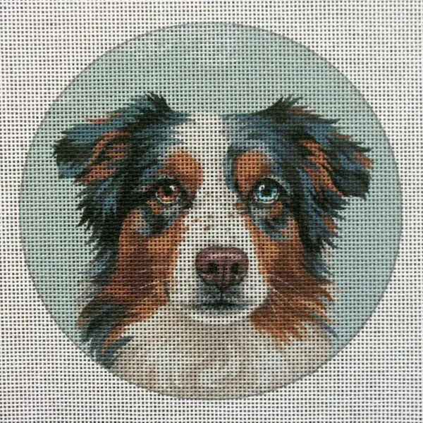 Australian Shepherd 1 Needlepoint Canvas