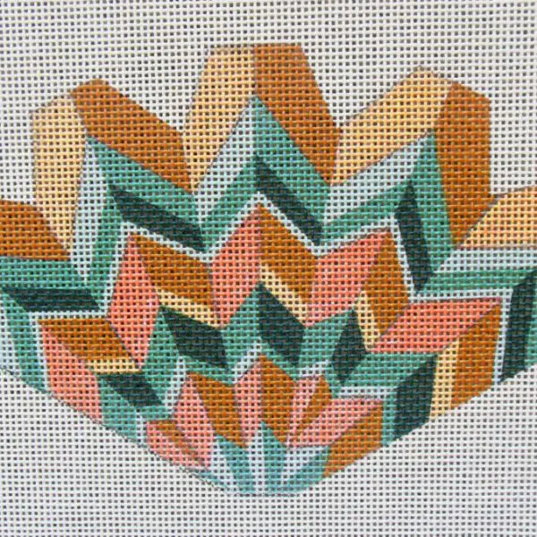 Chevron Strawberry, Creamsicle