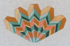 Chevron Strawberry, Creamsicle