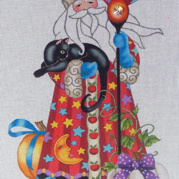Halloween Santa Needlepoint Canvas