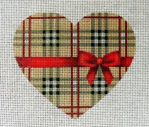 Burberry Heart Needlepoint Canvas