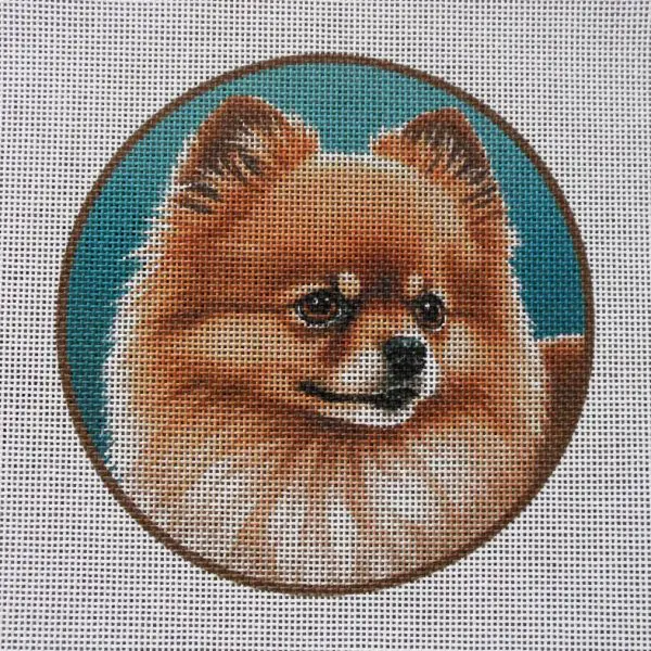 Pomeranian (choice) Needlepoint Canvas