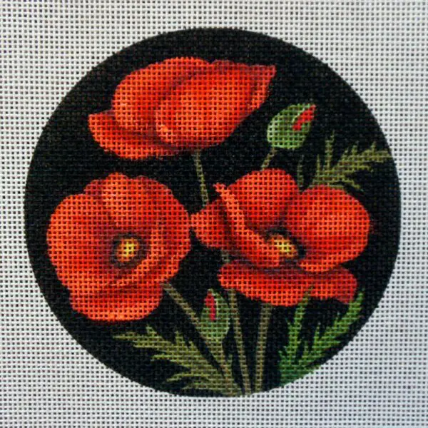 Poppies Needlepoint Canvas