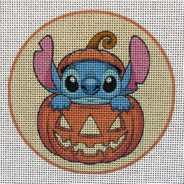 Pumpkin Stitch Needlepoint Canvas