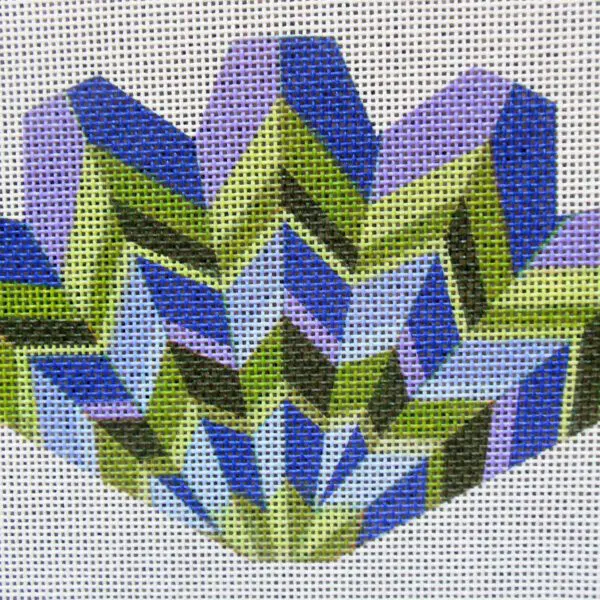 Chevron Strawberry, Purple