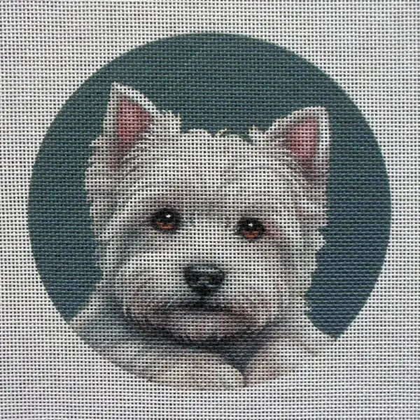 Westie Needlepoint Canvas