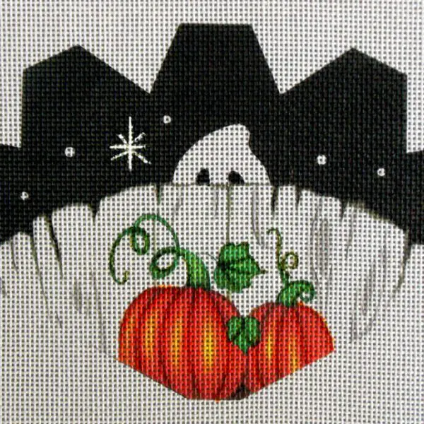 Boo! Strawberry Needlepoint Canvas