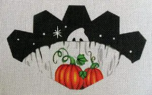 Boo! Strawberry Needlepoint Canvas