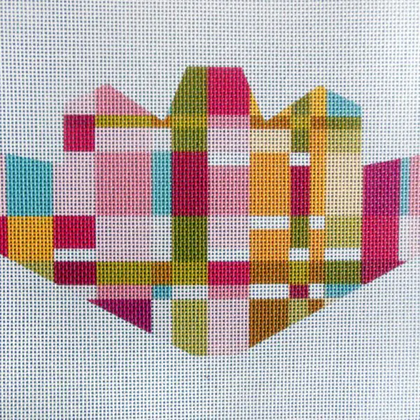 Mosaic Strawberry Needlepoint