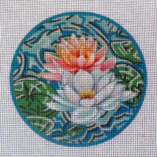 Van Gogh Water Lilies Needlepoint Canvas