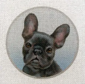 French Bulldog Needlepoint Canvas