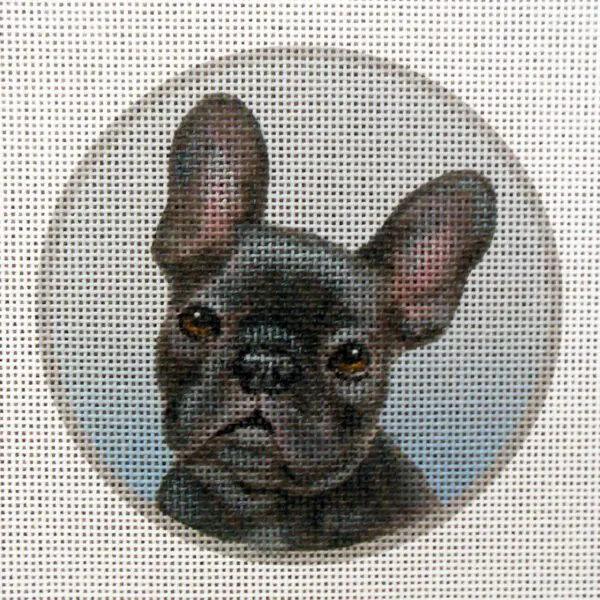 French Bulldog Needlepoint Canvas