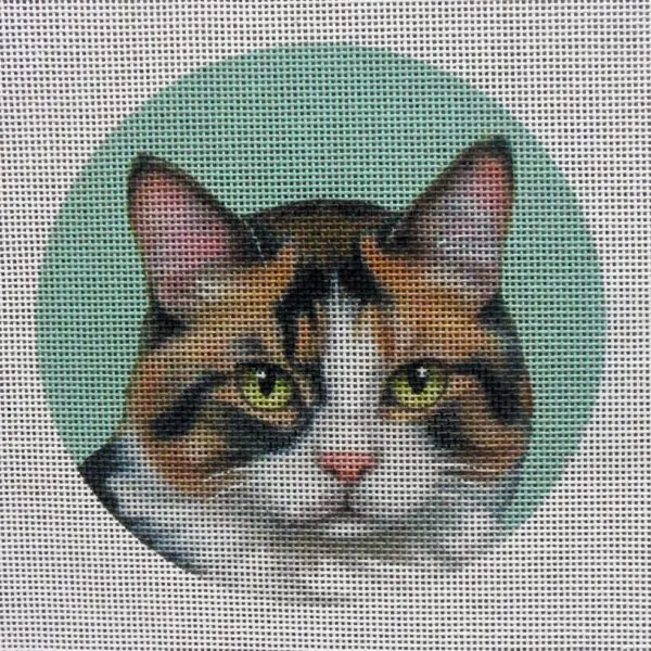 Calico Cat Needlepoint Canvas