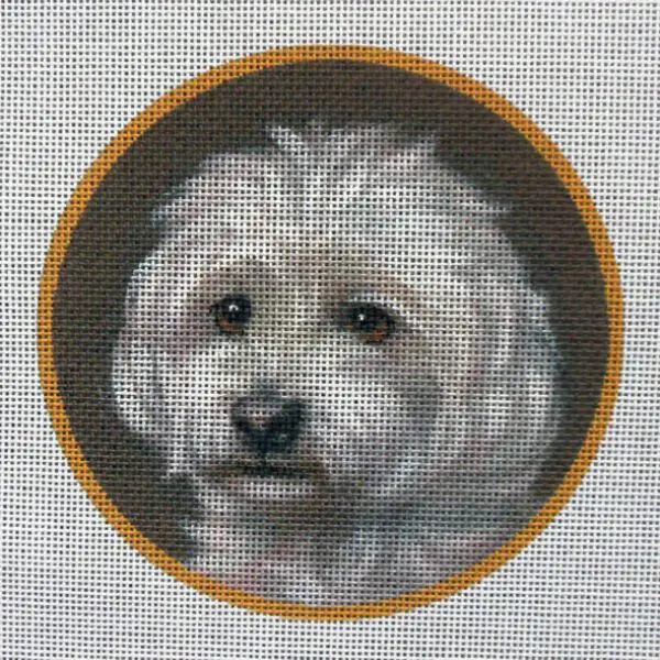 Bichon Frise 2 Needlepoint Canvas