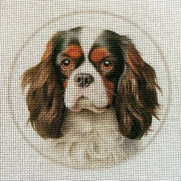 Tri-Color Cavalier Needlepoint Canvas