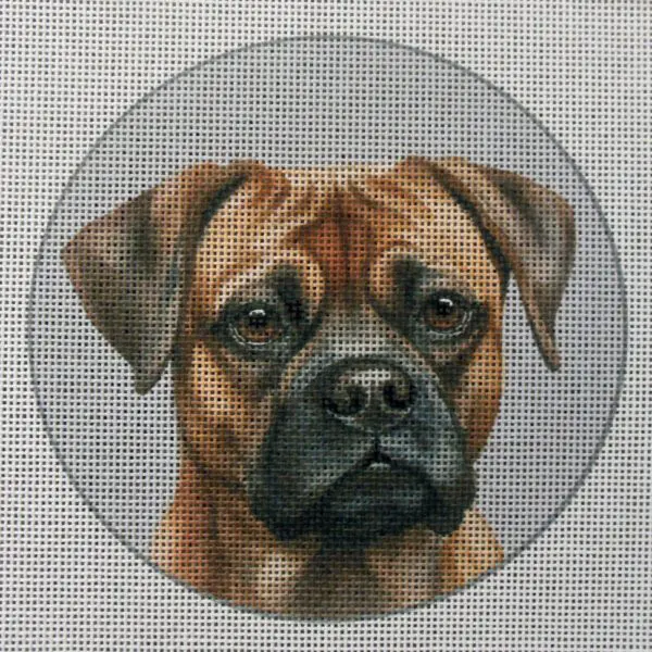 Puggle Needlepoint Canvas
