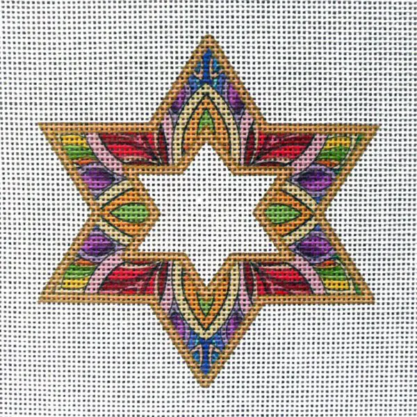 Prism Star of David Needlepoint Canvas