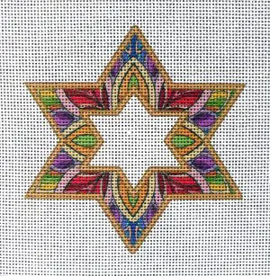 Prism Star of David Needlepoint Canvas