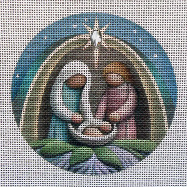Nativity Ornament Needlepoint Canvas