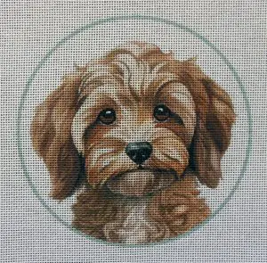 Cockapoo 1 Needlepoint Canvas