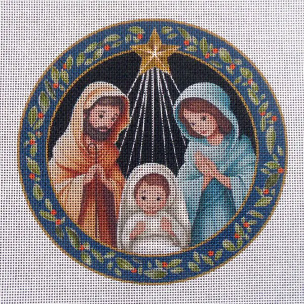 Starshine Nativity Needlepoint Canvas