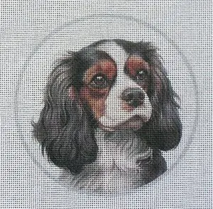 Tri-Color Cavalier Needlepoint Canvas
