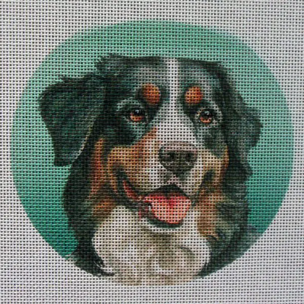 Bernese Mountain Dog Needlepoint Canvas