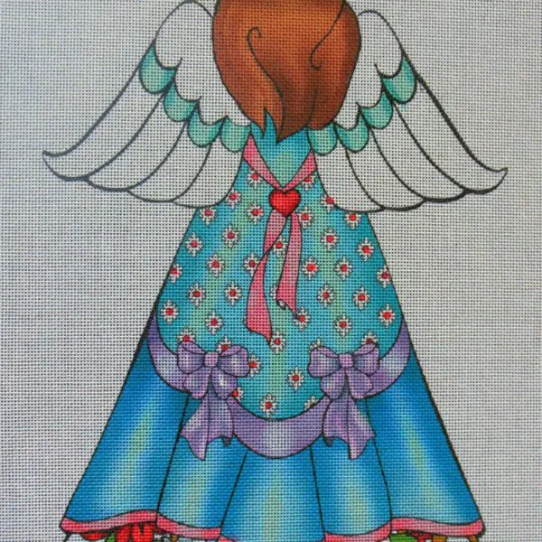 Angel Tree Topper Needlepoint Canvas