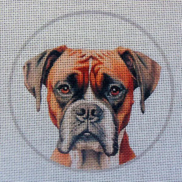 Boxer Needlepoint Canvas
