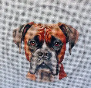 Boxer Needlepoint Canvas