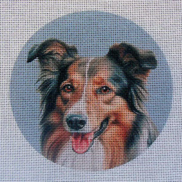 Collie Needlepoint Canvas