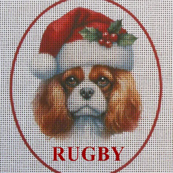 Cavalier King Charles (Name Optional) Needlepoint Canvas