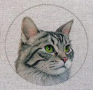 Pretty Tabby Needlepoint Canvas