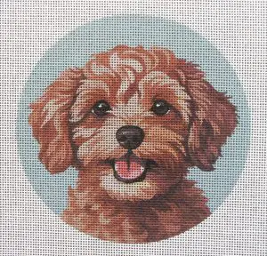 Cavapoo 1 Needlepoint Canvas