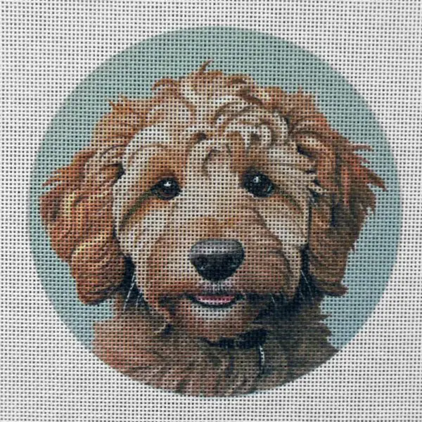 Goldendoodle 3 Needlepoint Canvas