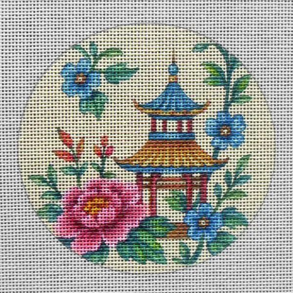 Pagoda Needlepoint Canvas