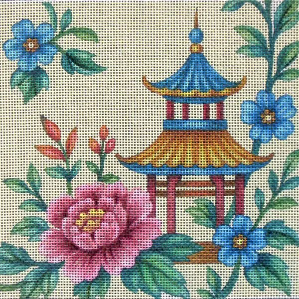Pagoda Needlepoint Canvas