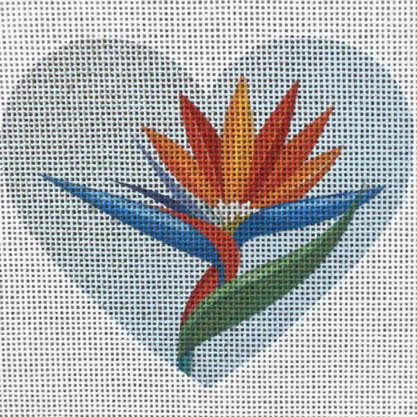 Bird of Paradise Heart (personalize option)